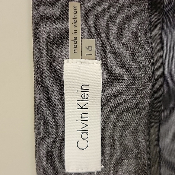 Grey Calvin Klein pencil skirt size 16 - Picture 3 of 5